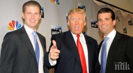 коммерсант доналд тръмп обграден несъгласни