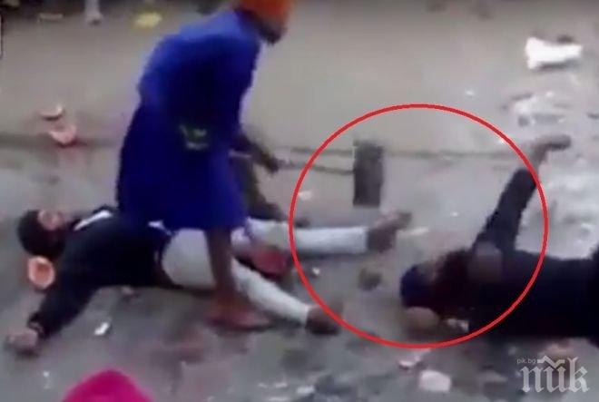 БРУТАЛНИ КАДРИ! Екстремно представление в Индия завърши с трагедия! (ВИДЕО 18+)