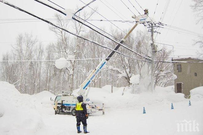 Снегът затвори КПП-та в Молдова