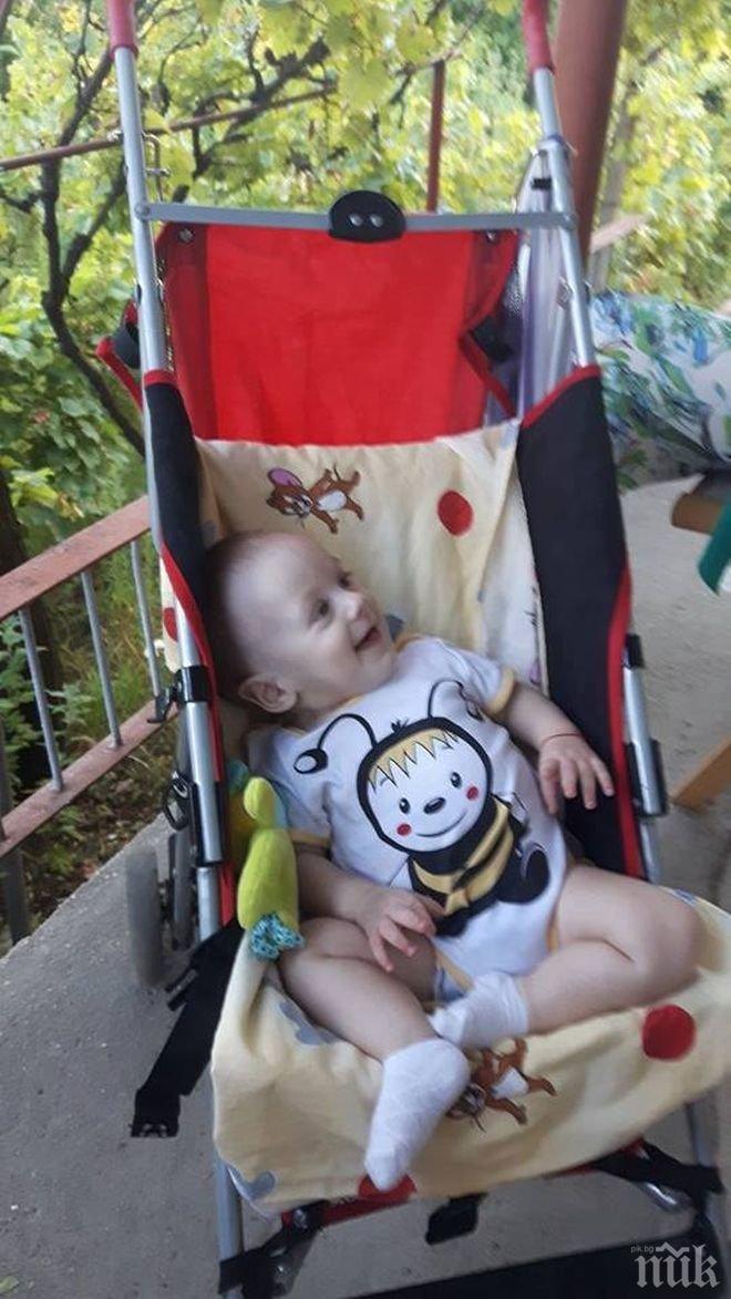 ЧЕРНА ВЕСТ! Бебето Дилян, за което цяла България събираше пари, изгуби битката с рака 