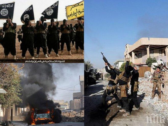 ПОТРЕС В МОСУЛ! Бойци на Ислямска държава се стрелят един друг, панирани от въздушни удари 