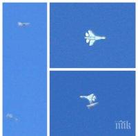 Кой кого? Въздушна битка между руски Су-27 и американски F-16 в свръхсекретна база в САЩ (СНИМКИ)