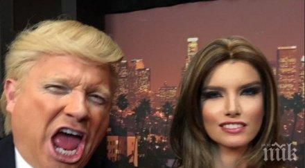 тотален хит американски актьор руски модел печелят луди пари имитирайки тръмп мелания