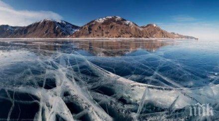 старото дълбоко езеро света замръзна видео