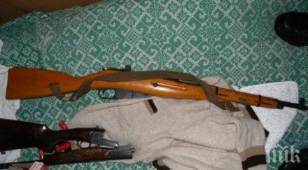 столичанин въоръжи руска карабина пушка