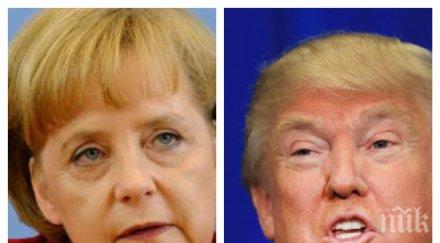 критиките тръмп меркел обяви европейците държат съдбата ръцете