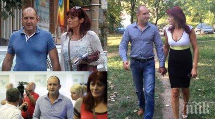 жената новия президент радев церемониите