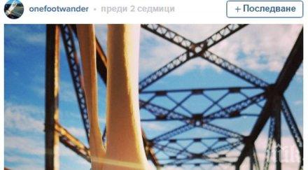 момиче пусна ампутирания крак инстаграм снимка