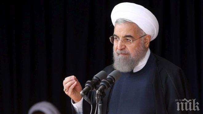 Президентът на Иран изключи преразглеждане на ядреното споразумение