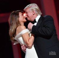 Тръмп и Мелания с първия си танц като президентска двойка (ВИДЕО)
