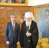 Президентът Плевнелиев посети Негово Светейшество Българския патриарх Неофит