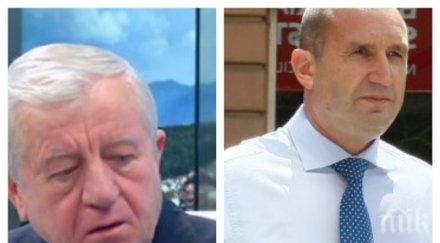 бомба ефир генерал михо михов разкри министър служебното правителство радев