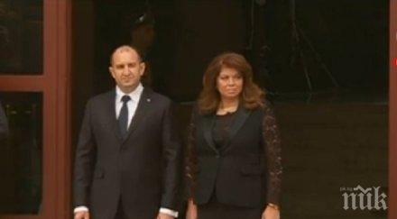 радев показа екипа влиза президентството снимка