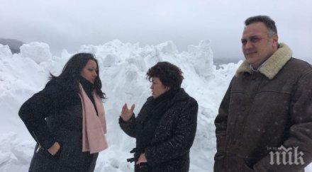 министър павлова посети бедстващата община долни чифлик