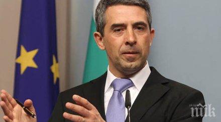 президентът росен плевнелиев въпреки бурите държах здраво посоката демократичното европейско развитие страната