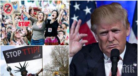 поплюва тръмп оттегля сащ любимо обама споразумение световна търговия