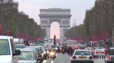 пелена прах обви франция ограничават движението автомобили