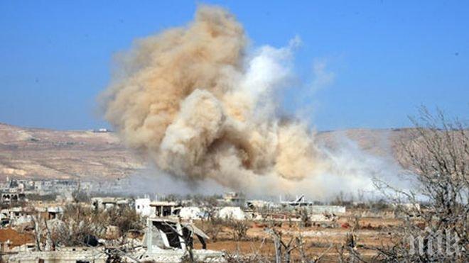 Взрив до сирийско-йорданската граница, има десетки жертви