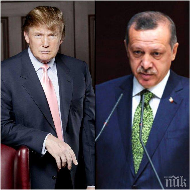 Ердоган иска да обсъди с Тръмп ситуацията в Близкия Изток