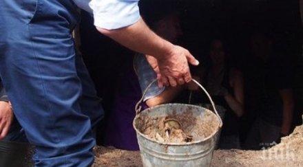 глобиха недоволен санирането излял кофа кал общината благоевград