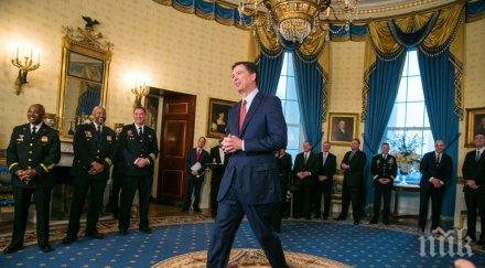 благодарност тръмп запази шефът фбр джеймс коми поста