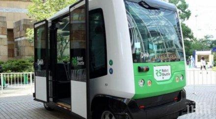 париж тръгнаха първите автобуси без шофьори