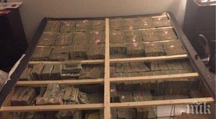 удар полицаи намериха милиона долара матрак