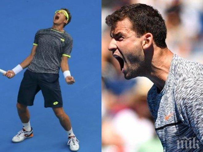 ИЗВЪНРЕДНО! БЪЛГАРИ ЮНАЦИ! Драма в Мелбърн! Гришо и публиката обърнаха Палача на Джокович! Знаменита победа (ВИДЕО)