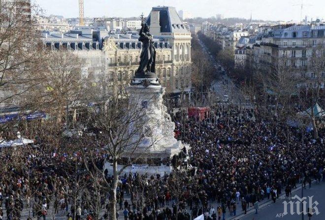 Десетки хиляди заляха Париж с протести срещу абортите