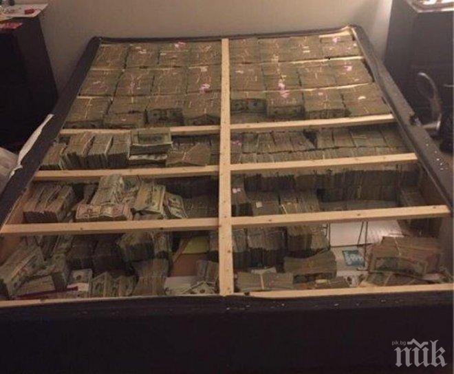 Удар: Полицаи намериха 20 милиона долара под матрак