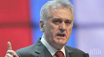 става страшно сръбският президент буни народа приказки война