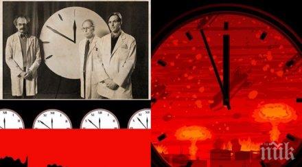 времето изтича местят часовникът страшния съд имаме една две минути апокалипсиса видео