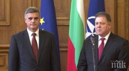 служебният министър отбраната обяви основния приоритет