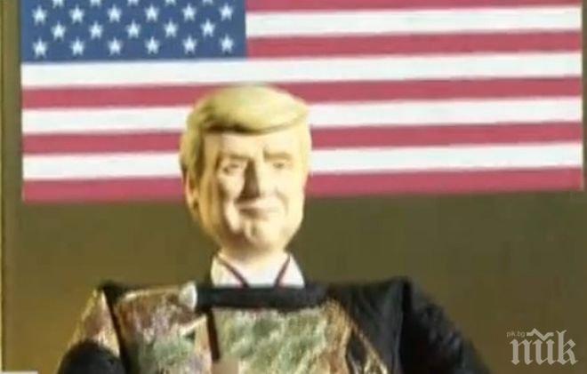 ФУРОР! Кукла на Доналд Тръмп хит сред малките момиченца