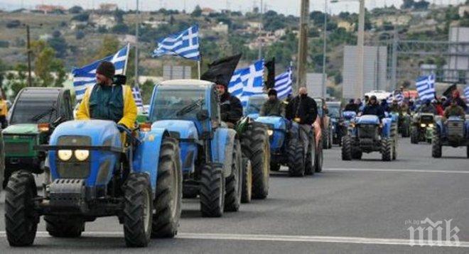 МАСОВИ ПРОТЕСТИ: И гръцките земеделци вадят тракторите по пътищата