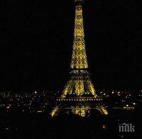 Айфеловата кула остана на тъмно заради атентата в Квебек