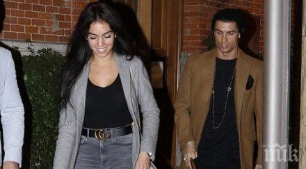 романтичният роналдо изненада половинката рождения ден снимка