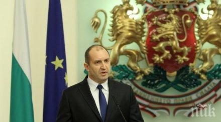 румен радев всяка невинна жертва заслужава нашата почит