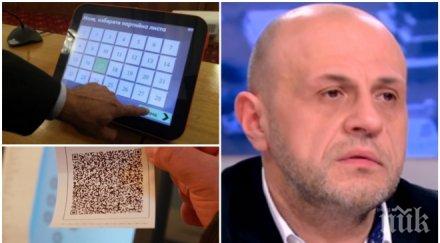 ексклузивно томислав дончев потресаващо разкритие машинното гласуване милиона струва хазната