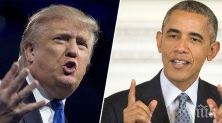 обама подкрепи протестите тръмп