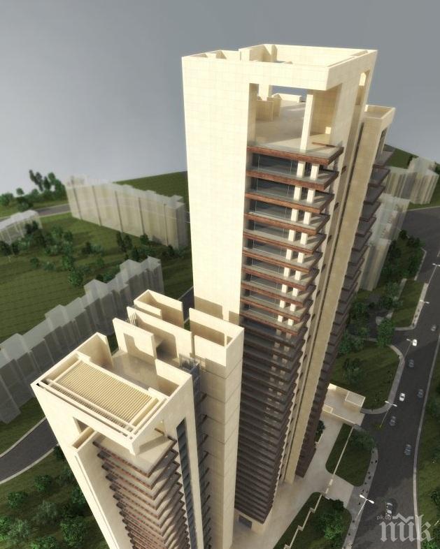 Ливанец вдига 13-метров небостъргач в Пловдив