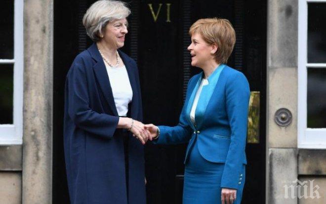 Шотландия постави ултиматум на Тереза Мей: Или приемлив Брекзит, или развод