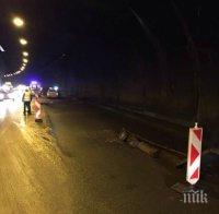Инцидентът в тунел „Ечемишка“ затапи обходния път Правец-Ботевград