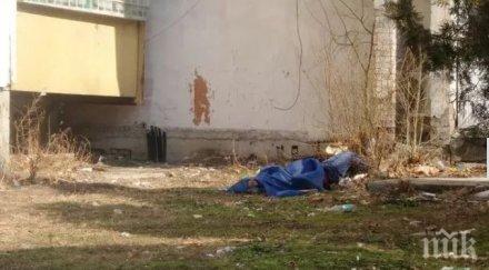 кръв шумен млад мъж скочи етаж размаза паважа