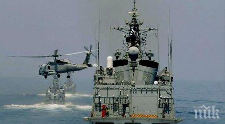 морска битка гръцки хеликоптер снайперисти преследва наркотрафиканти вода