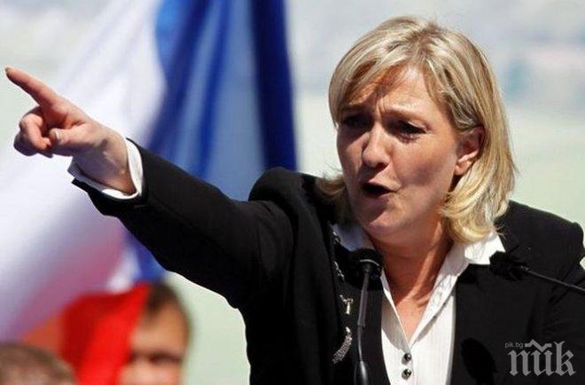 Обвиниха Марин льо Пен в предателство към Франция