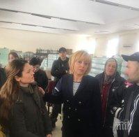 Мая Манолова в Хитрино: Фирмата-превозвач не е имала застраховка 