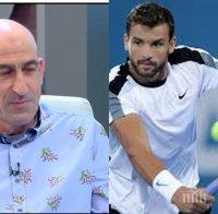 Лечков с горчиви думи: Григор Димитров да не се връща у нас! Веднага ще започнем да злобеем по негов адрес 