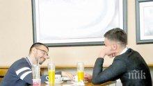 САМО В ПИК И "РЕТРО"! Антон Хекимян с нов мачо - водещият загърби годеницата си Василена (ПАПАРАШКИ СНИМКИ)