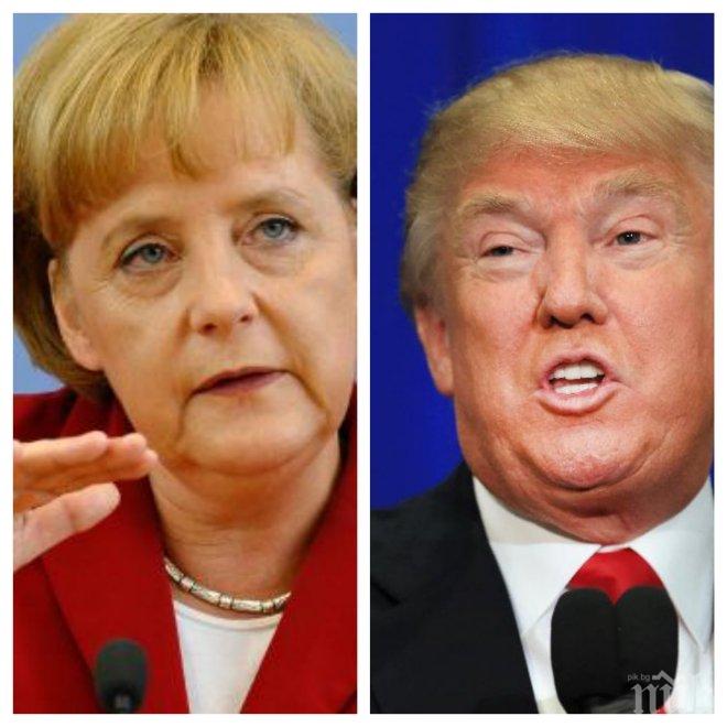 Меркел недоволна от политиките на САЩ